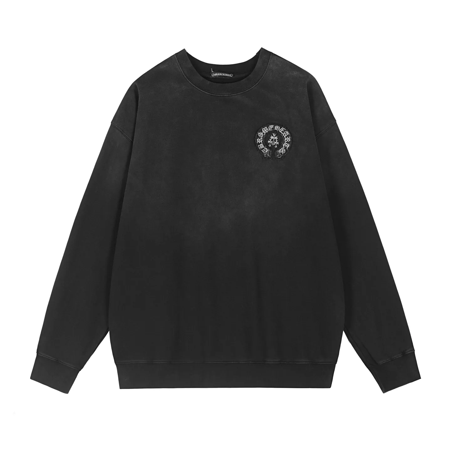 P290 Chrome Hearts Chrome Hearts Washed Cross Sweatshirt Size: SMLXL Color: Black